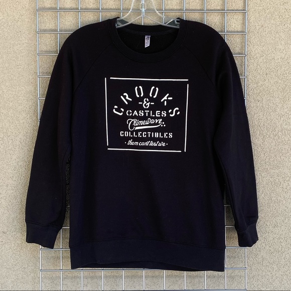Back Hype Crewneck Boyfriend Oversized Sweater - Picture 1 of 5
